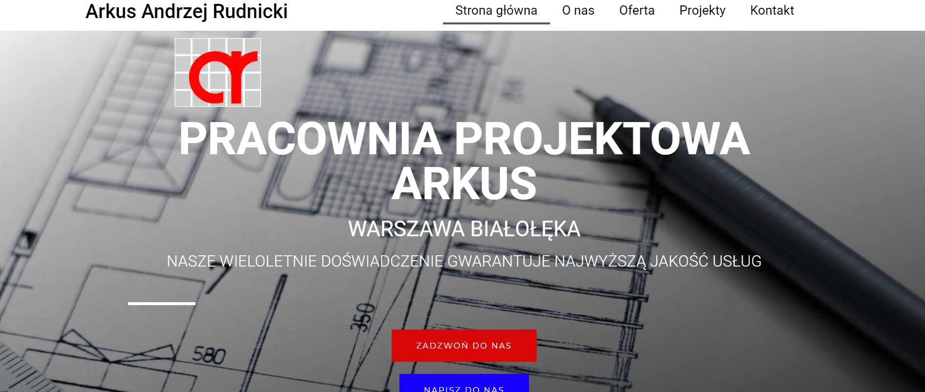 Strona internetowa firmy arkus andrzej rudnicki